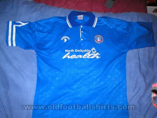 Chesterfield Home football shirt 1992 - 1994