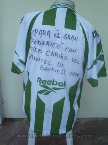 Banfield Home Maillot de foot 1999