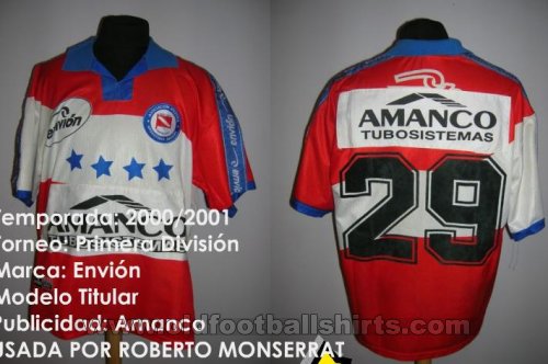 Argentinos Juniors Home football shirt 2000 - 2001