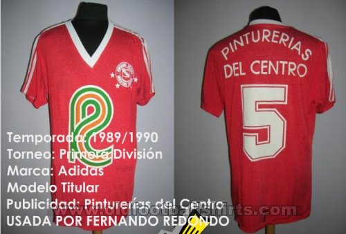 Argentinos Juniors Home football shirt 1989 - ?