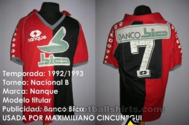 Colon Santa Fe Home Camiseta de Fútbol 1992 - 1993