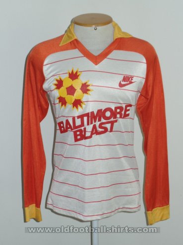Baltimore Blast Home football shirt 1983 - 1984