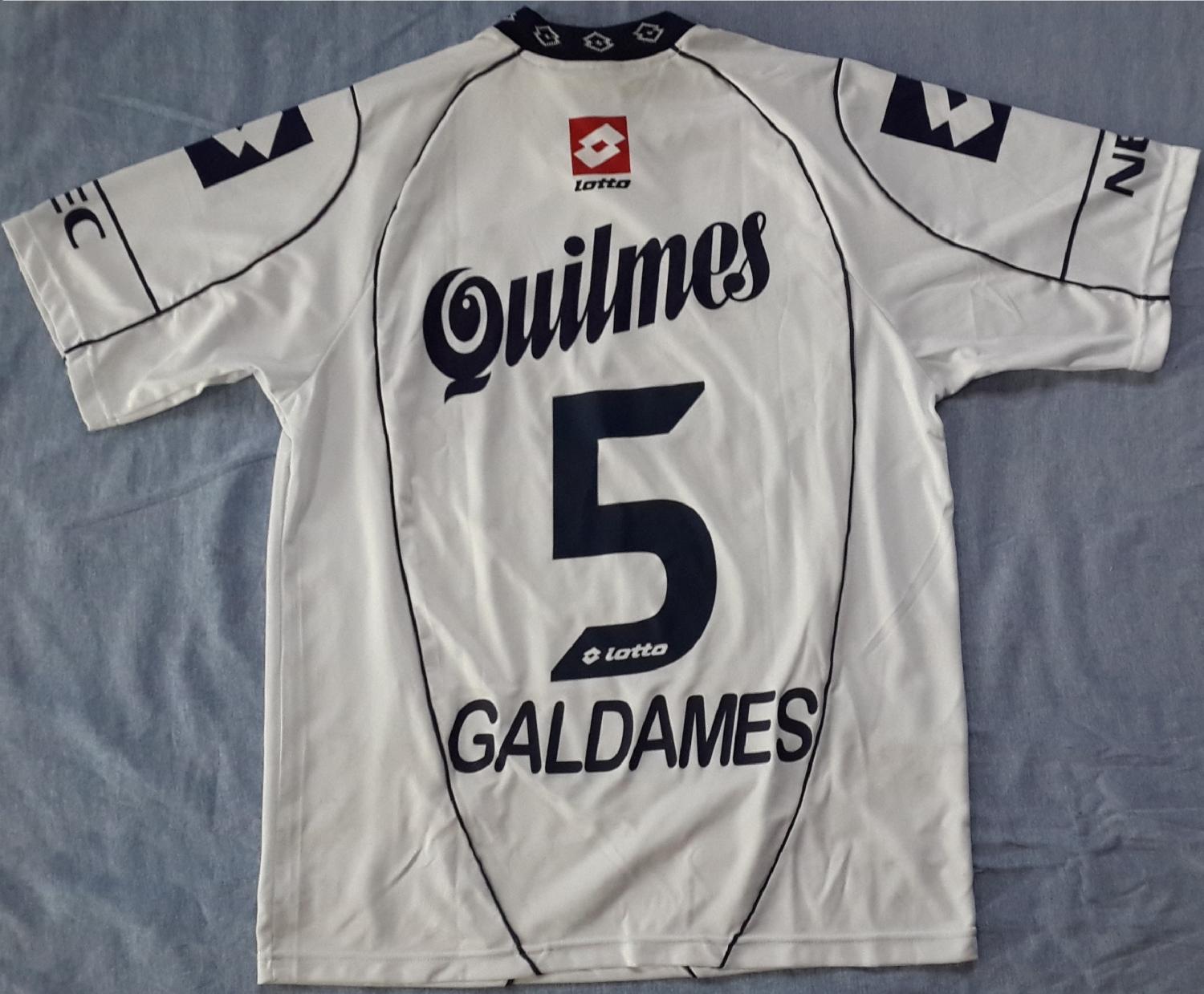 Maillot Quilmes Domicile 2005 Lotto - Femme Taille 2 - Blanc - Très Bon état