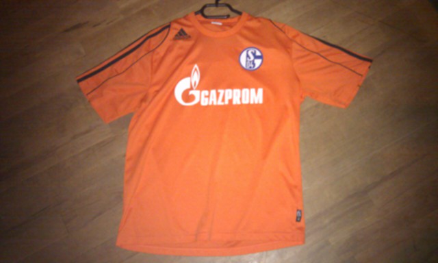 FC Schalke 04 Home Camiseta de Fútbol 1991 - 1992. Sponsored by R'activ