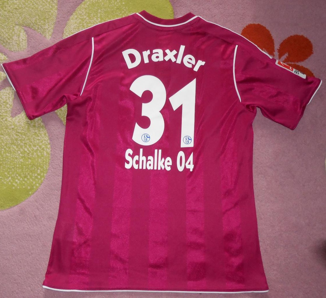 FC Schalke 04 Third football shirt 2011 - 2012. Sponsored by Gazprom