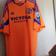 FC Schalke 04 Home football shirt 2005 - 2006 sponsored by Victoria Versicherung