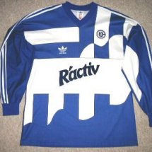 FC Schalke 04 Home football shirt 1991 - 1992 sponsored by R'activ