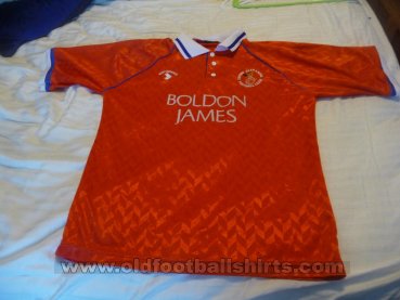 Crewe Alexandra Home Maillot de foot 1991 - 1992