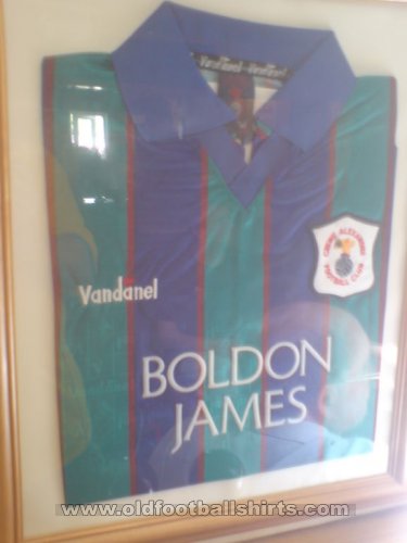 Crewe Alexandra Away football shirt 1995 - 1996