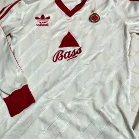 Crewe Alexandra Away football shirt 1986 - 1988 sponsored by Bass