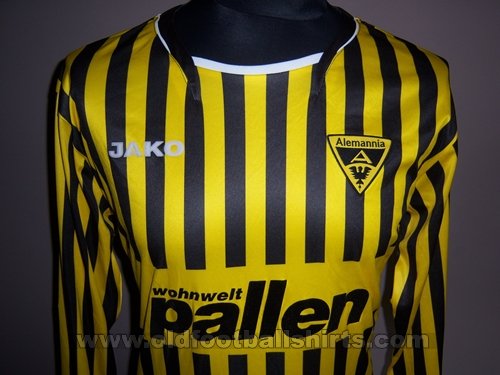 Alemannia Aachen Home football shirt 2008 - 2009