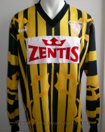 Alemannia Aachen Home football shirt 1996 - 1997