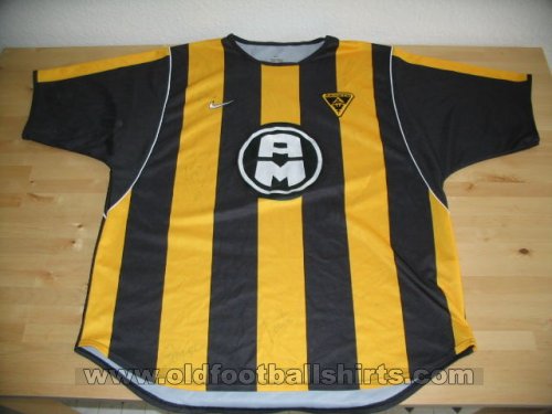 Alemannia Aachen Home football shirt 2001 - 2002
