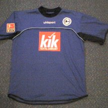 Arminia Bielefeld Home football shirt 2003 - 2004 sponsored by kik