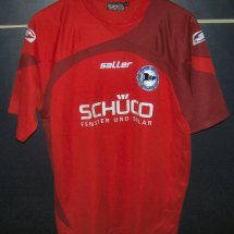 Arminia Bielefeld Home football shirt 2011 - 2013 sponsored by Schüco