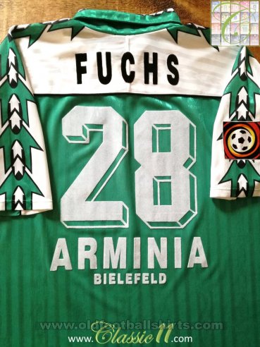 Arminia Bielefeld Away football shirt 1997 - 1998