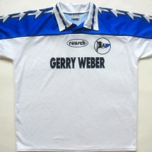 Arminia Bielefeld Home football shirt 1998 - 2000 sponsored by Gerry Weber