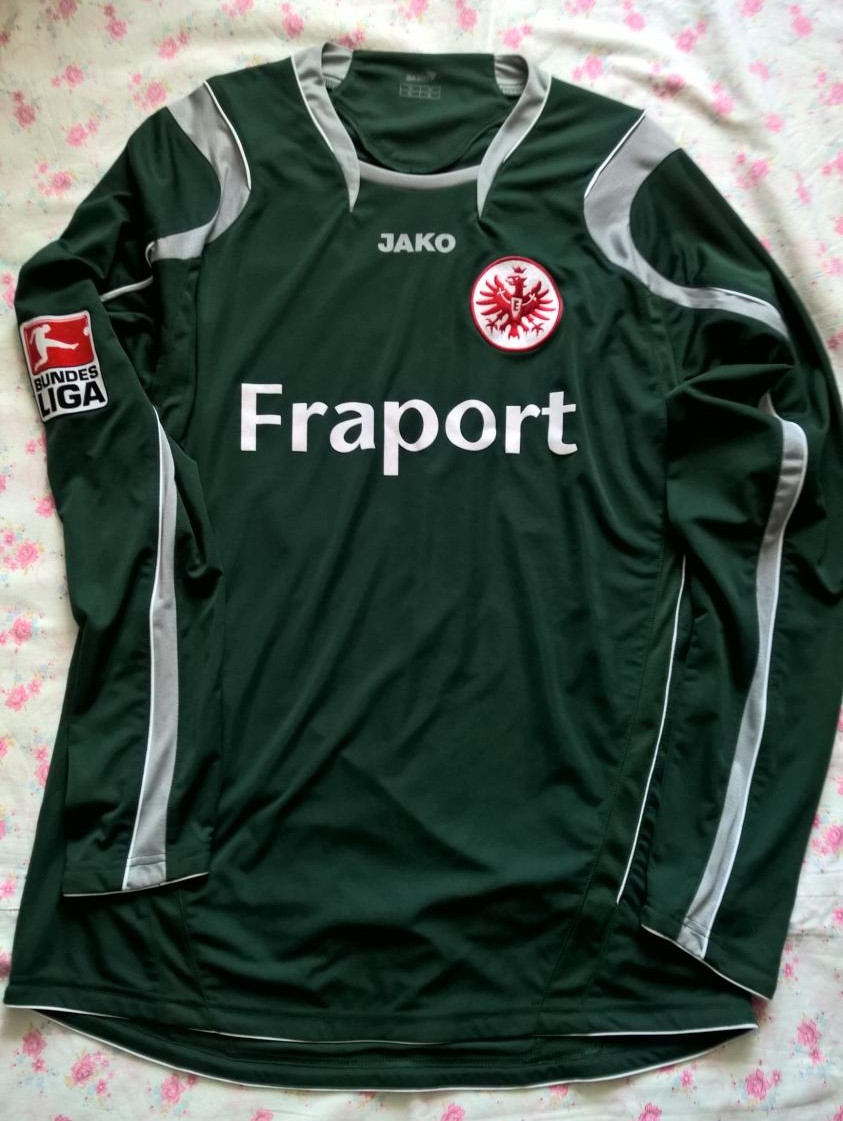 Maillot Domicile Eintracht Francfort 2010/11 - Jako - Taille L - Rétro
