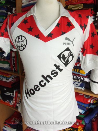 Eintracht Frankfurt Away football shirt 1987 - 1990