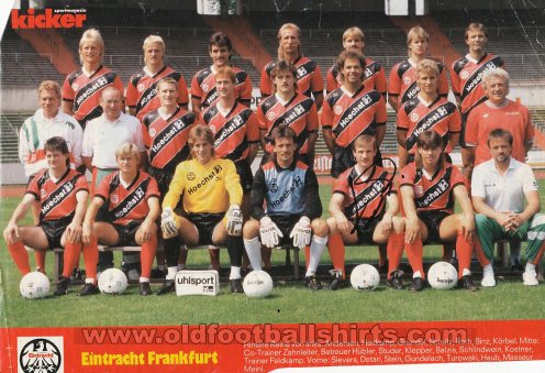 Eintracht Frankfurt Home football shirt 1988 - 1989
