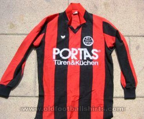 Eintracht Frankfurt Home football shirt 1984 - 1986