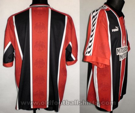 Eintracht Frankfurt Home football shirt 1996 - 1997