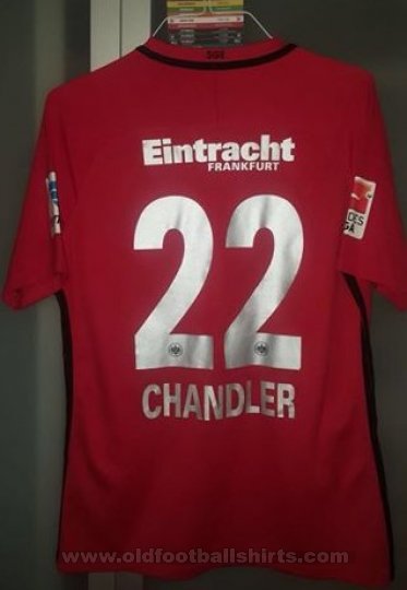 Eintracht Frankfurt Away football shirt 2016 - 2017
