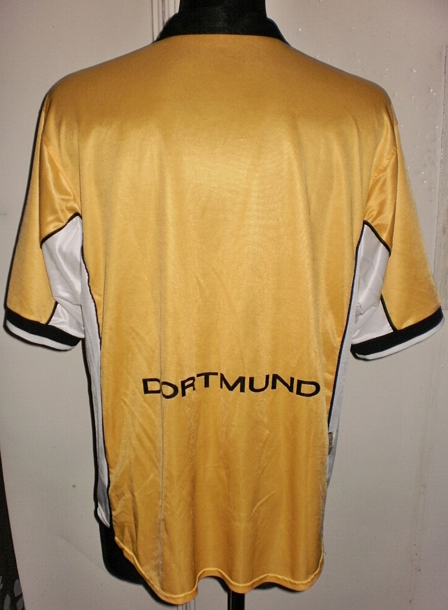 Maillot Vintage Borussia Dortmund 1998-2000 - Domicile - Nike - Taille XL - Fabriqué UK