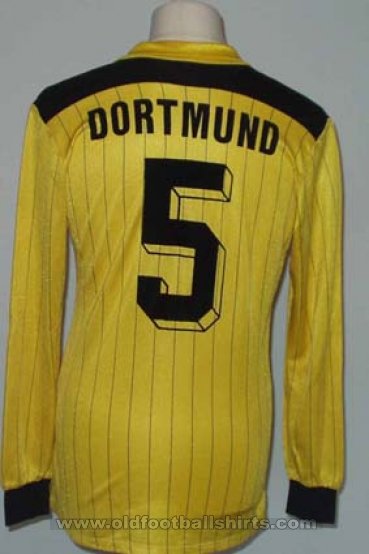 Borussia Dortmund Home Camiseta de Fútbol 1985 - 1986