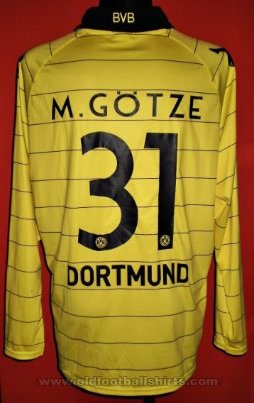Borussia Dortmund Home maglia di calcio 2010 - 2011