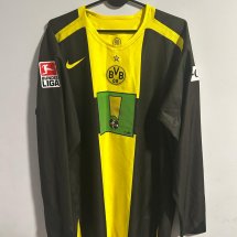 Borussia Dortmund Away baju bolasepak 2006 - 2007 sponsored by Flock