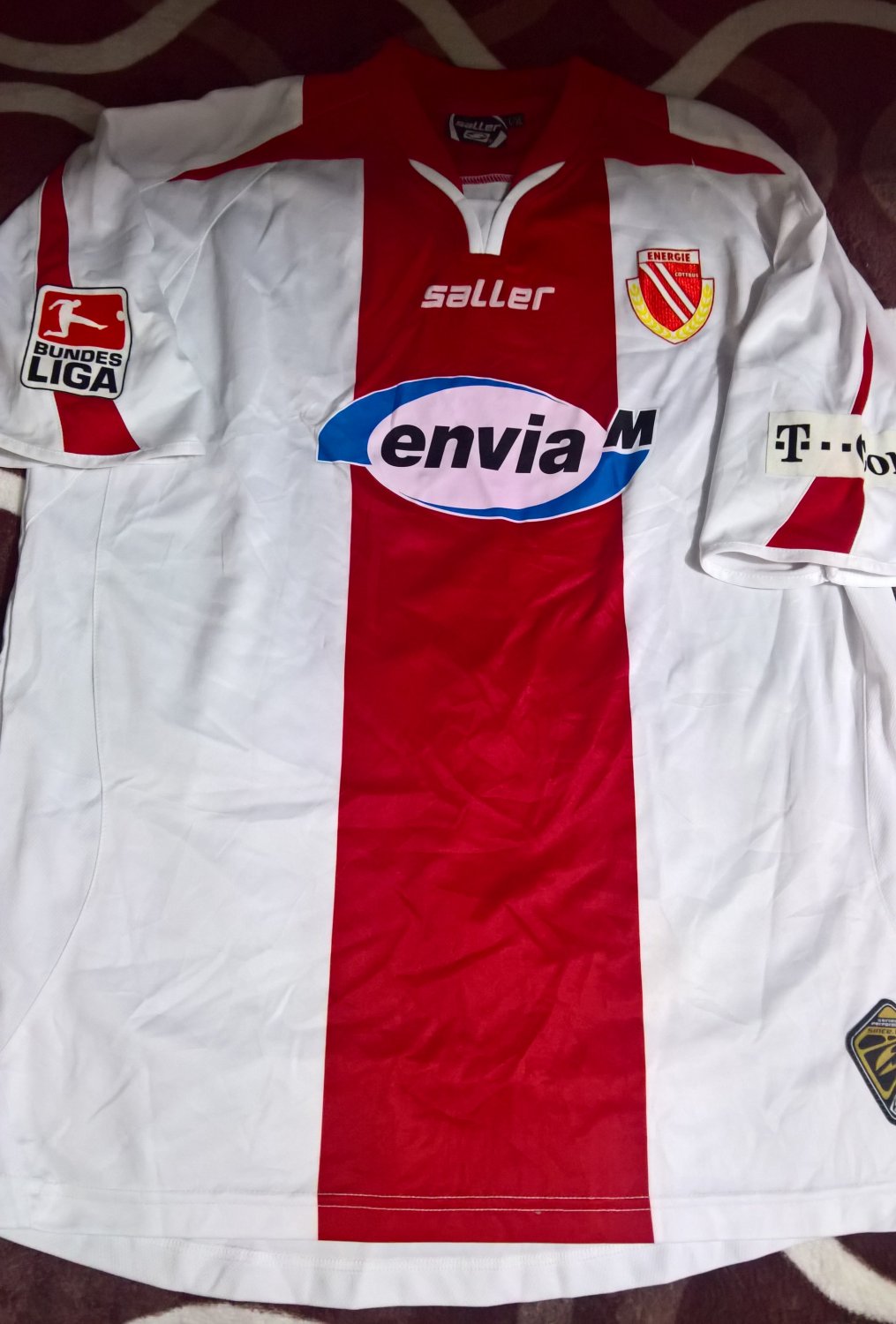 Maillot De Football Energie Cottbus 2009/10 - Joueur Hünemeier #21 - Taille M - Occasion