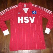 Hamburg Home football shirt 1982 - 1983 sponsored by HSV