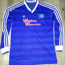 Hamburg Away football shirt 1988 - 1989 sponsored by Winega Wiesbaden