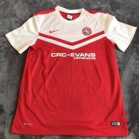 Brora Rangers Home football shirt 2014 - 2015 sponsored by CRC-Evans Offshore
