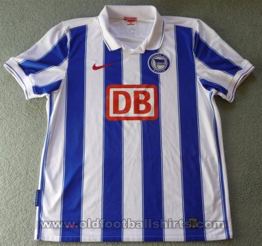 Hertha Home football shirt 2009 - 2010