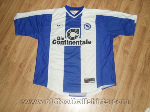 Hertha Home camisa de futebol 1999 - 2000