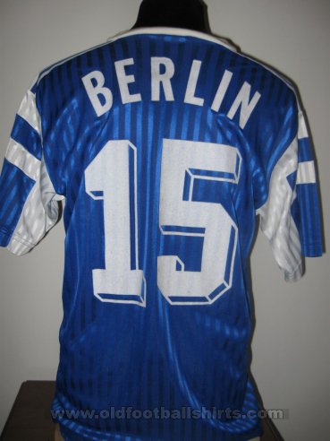 Hertha Home Camiseta de Fútbol 1990 - 1991