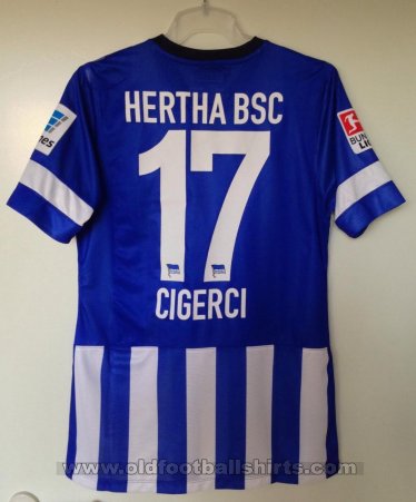 Hertha Home camisa de futebol 2013 - 2014
