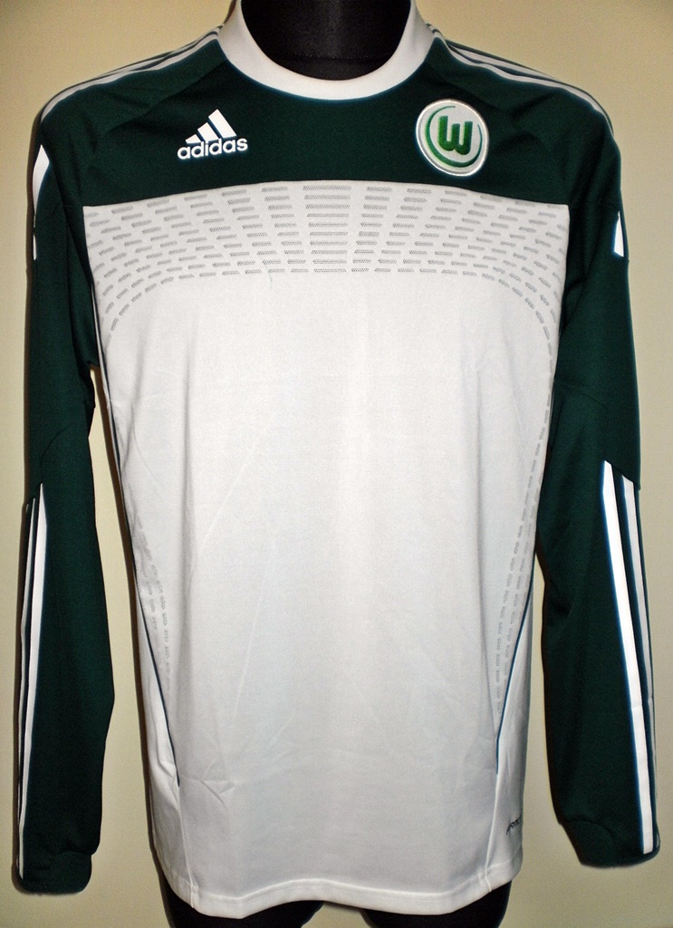 Maillot VfL Wolfsburg 2010-2011 – Adidas Formotion – Signé Benaglio – Taille L