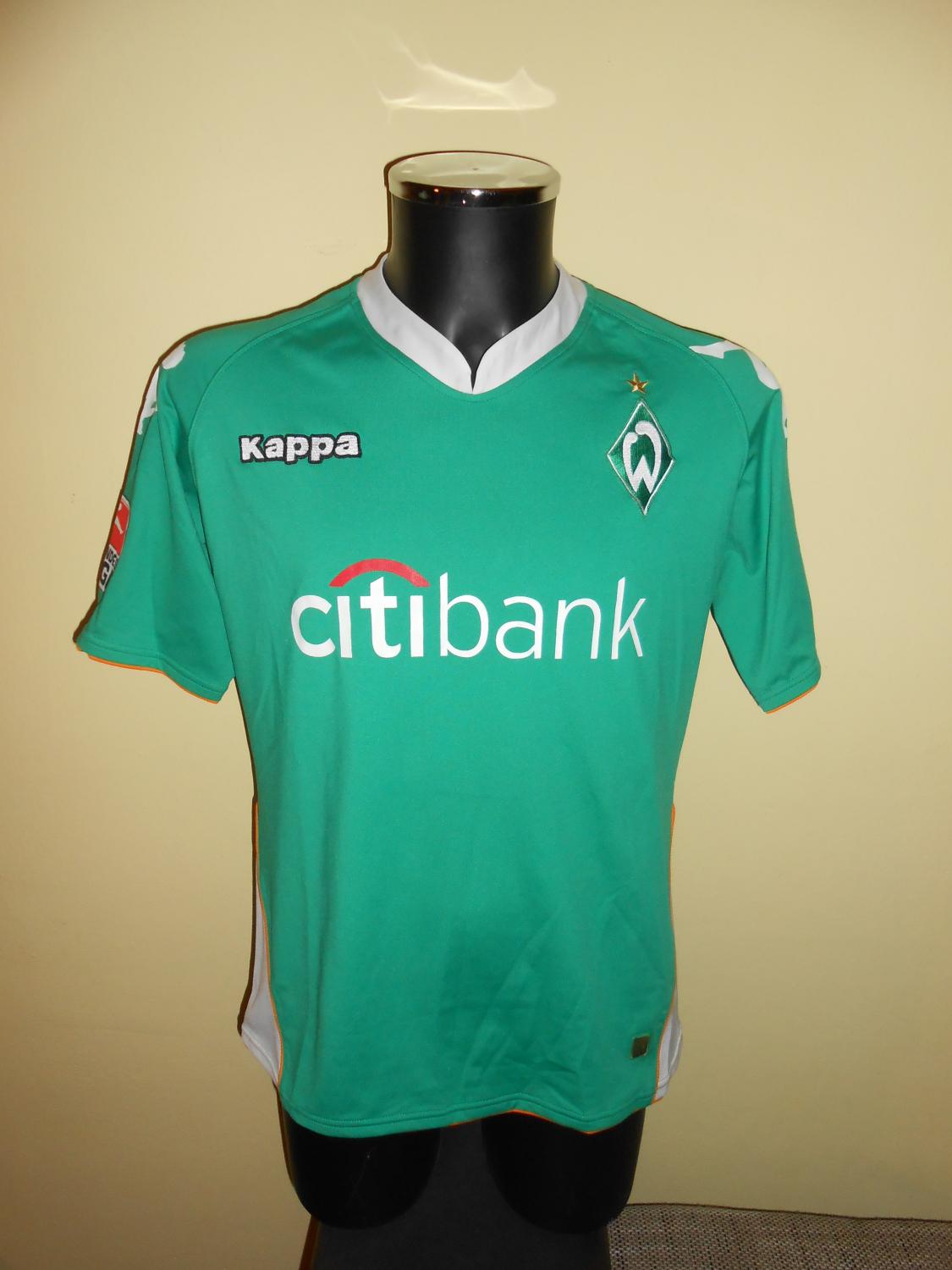 SV WERDER BREMEN Kinder Fußball Shorts Saison 2007/2008 grün