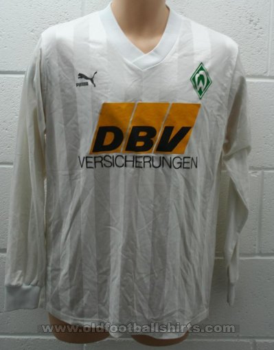 Werder Bremen Home baju bolasepak 1990 - 1991