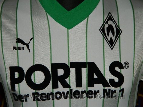 Werder Bremen Home Maillot de foot 1989 - 1990