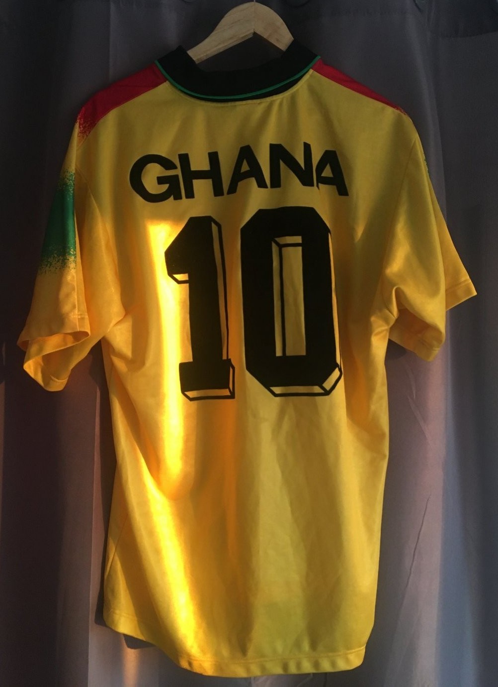 Love Bandiera Del Ghana Giorno Del Calcio T-Shirt In Cotone - Foto 7