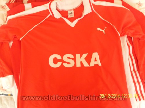  CSKA Sofia Home football shirt 1984 - 1985