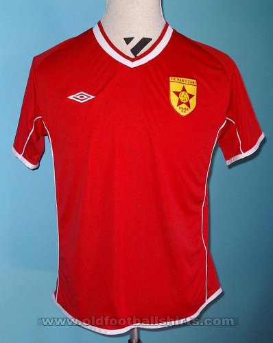Partizani Tirana Home футболка 2008 - 2009
