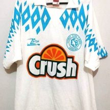 Esporte Clube São Bento Home football shirt 1991 sponsored by Crush