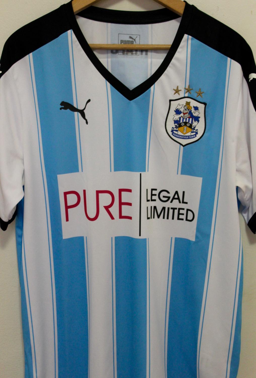 Maillot Huddersfield Town Domicile 2013/2014 #25 Carroll - Édition Match Porté - Taille M