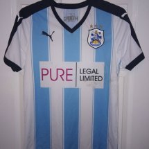 Huddersfield Town Home football shirt 2015 - 2016 sponsored by Pure Legal Ltd