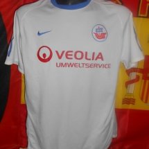 Hansa Rostock Away football shirt 2011 - 2012 sponsored by Veolia
